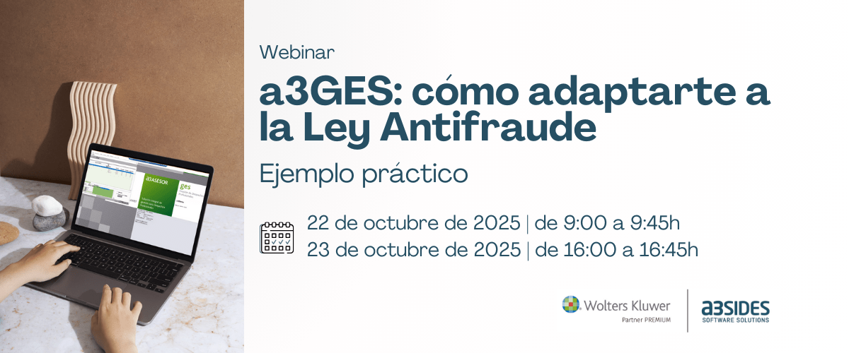 a3GES: cómo adaptarte a la Ley Antifraude 23 de octubre