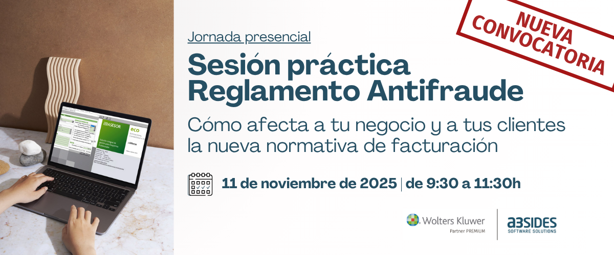 Sesión práctica Reglamento Antifraude para asesorías