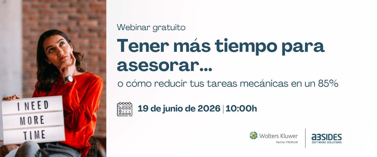 Tener más tiempo para asesorar…o cómo reducir tus tareas mecánicas en un 85%