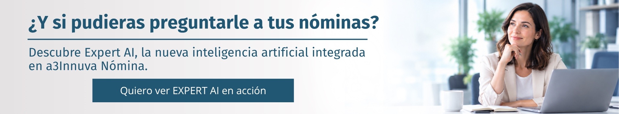 Expert AI, la nueva inteligencia artificial integrada en a3innuva Nómina